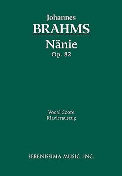 Paperback Nänie, Op.82: Vocal score [German] Book