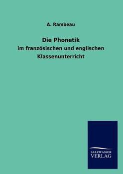Paperback Die Phonetik [German] Book