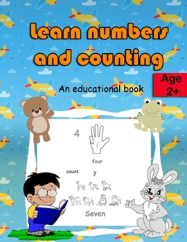 Paperback Learn numbers and counting: preschool math workbook for toddlers ages 2-4 beginner math pre Book