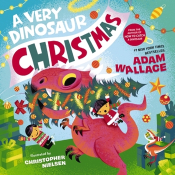 Hardcover A Very Dinosaur Christmas Book