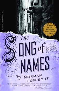 Paperback The Song of Names Book