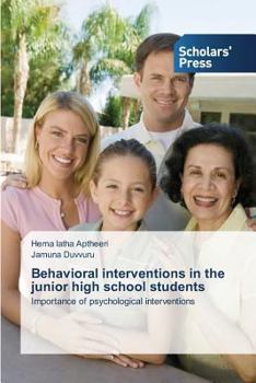Paperback Behavioral Interventions in the Junior High School Students Book