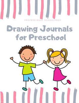 Paperback Drawing Journals for Preschool: Cute planner kit for kids to start creative writing. The journal prompts notebook includes sketchbook, journal paper, Book