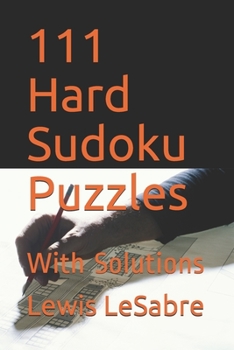 Paperback 111 Hard Sudoku Puzzles: With Solutions Book