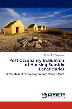 Paperback Post Occupancy Evaluation of Housing Subsidy Beneficiaries Book