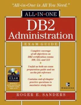 Hardcover DB2 Administration All-In-One Exam Guide [With CDROM] Book