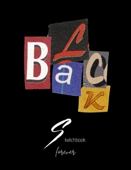 Paperback BLACK ♥ Sketchbook Forever Book