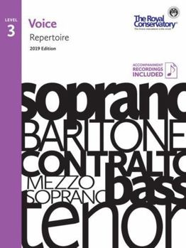 Sheet music V5R03 - Voice Repertoire 2019 Edition - Level 3 - The Royal Conservatory Book