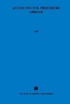 Paperback Access to Civil Procedure Abroad Book