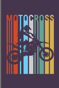 Motocross: Motocross Sports Race notebooks gift (6"x9") Dot Grid notebook