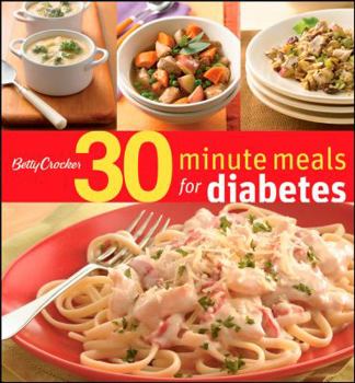 Spiral-bound Betty Crocker 30-Minute Meals for Diabetes Book