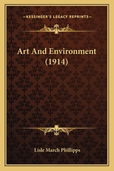 Paperback Art And Environment (1914) Book