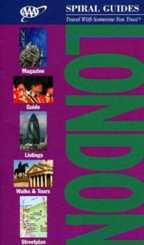 Spiral-bound AAA Spiral London Book