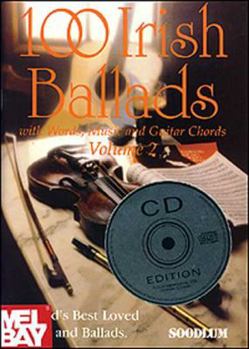 Paperback 100 Irish Ballads: With Words, Music and Guitar Chords Book