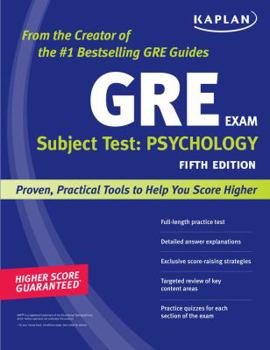Paperback Kaplan GRE Subject Test: Psychology Book