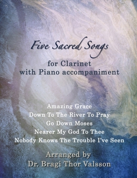 Paperback Five Sacred Songs for Clarinet with Piano accompaniment Book