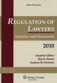 Paperback Regulation of Lawyers: Statutes and Standards Book