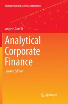Paperback Analytical Corporate Finance Book