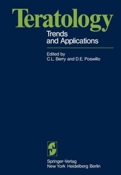 Paperback Teratology: Trends and Applications Book