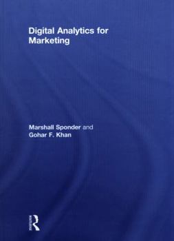 Hardcover Digital Analytics for Marketing Book
