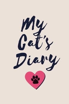 Paperback My Cat's Diary: pink Book