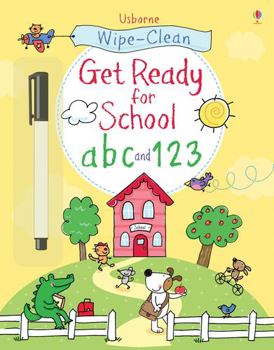 Paperback Wipe clean Get Ready School ABC & 123 Book