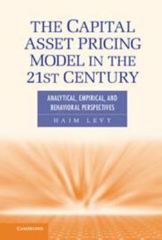 Printed Access Code The Capital Asset Pricing Model in the 21st Century: Analytical, Empirical, and Behavioral Perspectives Book