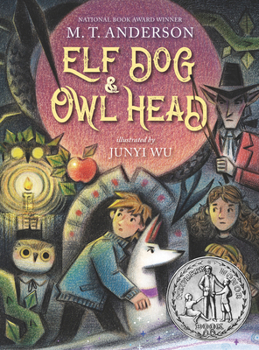 Hardcover Elf Dog and Owl Head Book