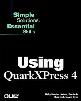Paperback Using QuarkXPress 4 Book