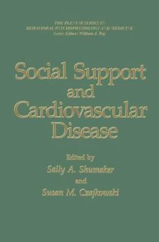 Paperback Social Support and Cardiovascular Disease Book