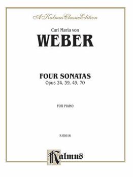 Paperback Four Piano Sonatas, Op. 24, 39, 49, 70 (Kalmus Edition) Book