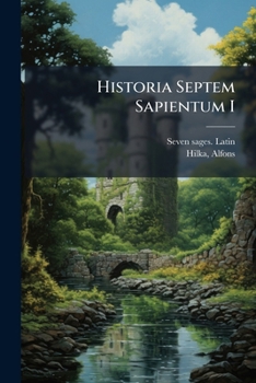 Paperback Historia Septem Sapientum I Book