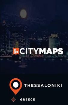 Paperback City Maps Thessaloniki Greece Book