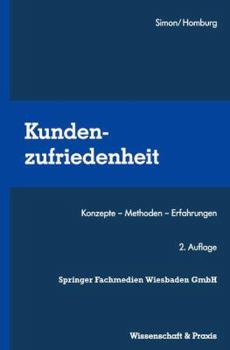 Paperback Kundenzufriedenheit: Konzepte -- Methoden -- Erfahrungen [German] Book