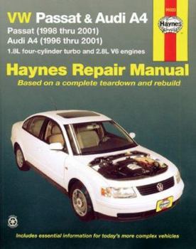 Paperback VW PASSAT and AUDI A4, 1996-2001 Book