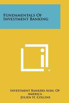 Paperback Fundamentals Of Investment Banking Book