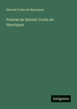 Paperback Poesias de Salomé Ureña de Henríquez [Spanish] Book