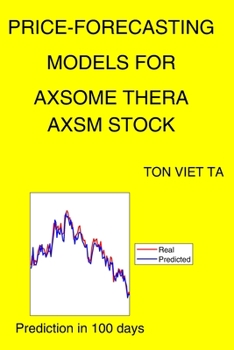 Paperback Price-Forecasting Models for Axsome Thera AXSM Stock Book