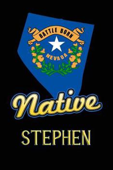 Paperback Nevada Native Stephen: College Ruled Composition Book