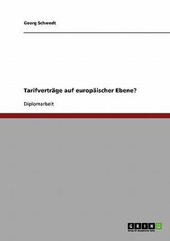Paperback Tarifverträge auf europäischer Ebene? [German] Book