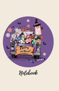 Paperback Trick or Treat Notebook: (6 X 9 - 120 Pages/60 Sheets - Lined) Book