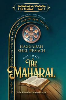 Hardcover Haggadah Shel Pesach Based on the Maharal Book