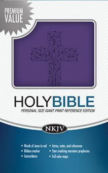 Paperback Nkjv Personal Size Giant Print Reference Bible Book