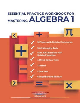 Paperback Mastering Algebra 1 Book