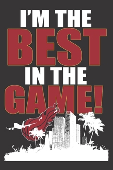 Paperback I'm the Best in the Game: 6x9 inch - lined - ruled paper - notebook - notes Book