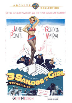 DVD Three Sailors And A Girl Book
