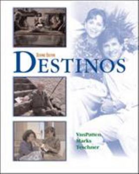 Hardcover Destinos Student Edition W/Listening Comprehension Audio CD Book