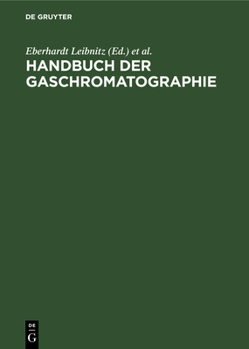 Hardcover Handbuch Der Gaschromatographie [German] Book