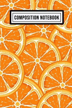 Paperback Orange Unruled Composition Notebook: Orange Blank Unruled Composition Notebook - 110 Pages - Pocket Size 6x9 Book