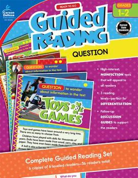 Paperback Ready to Go Guided Reading: Question, Grades 1 - 2 Book